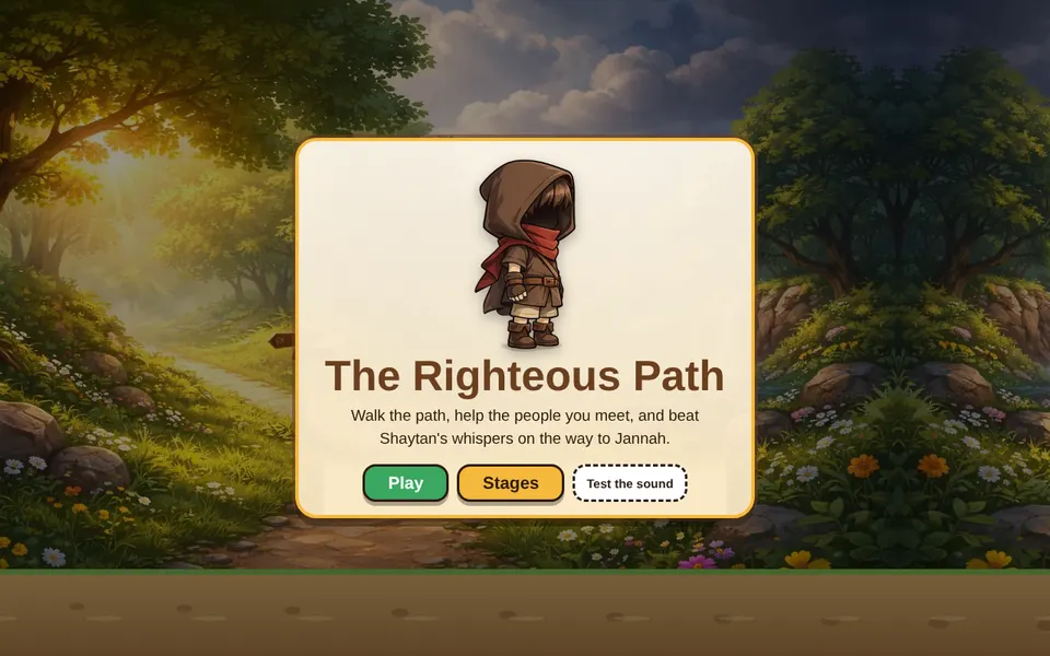 The Righteous Path game screen
